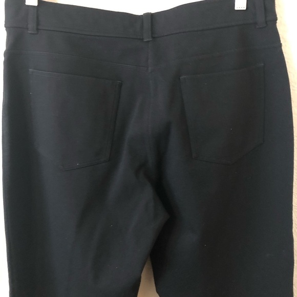 Eileen Fisher Straight Leg Business Casual Black Pants - Size Medium - Picture 6 of 9